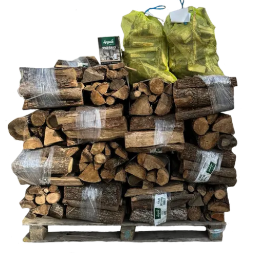 Palet leña de roble de 340 kg