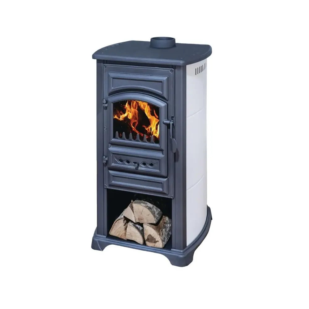 ESTUFA DE LEÑA FUNDICIÓN FORTE 6,64 KW EIDER BIOMASA