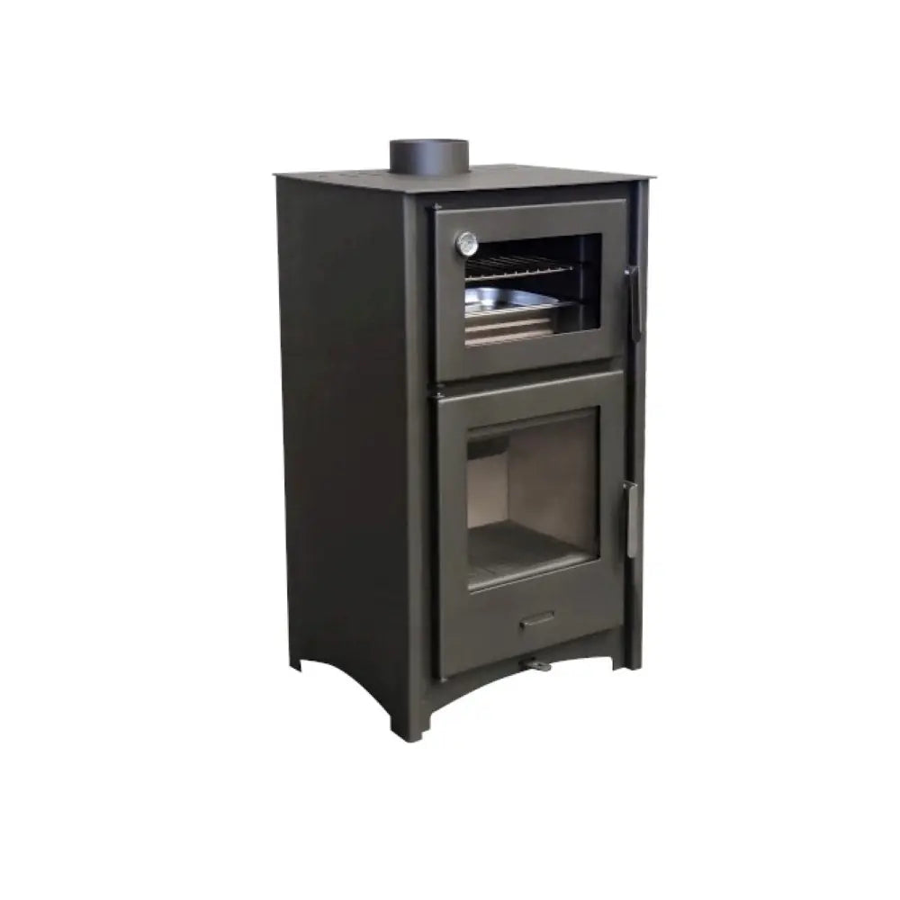 ESTUFA DE LEÑA AROA 9,6 KW CON HORNO ECODESIGN FOGOSUR