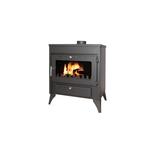 ESTUFA DE LEÑA CAPRI 13 KW FUNDIÓN EIDER BIOMASA