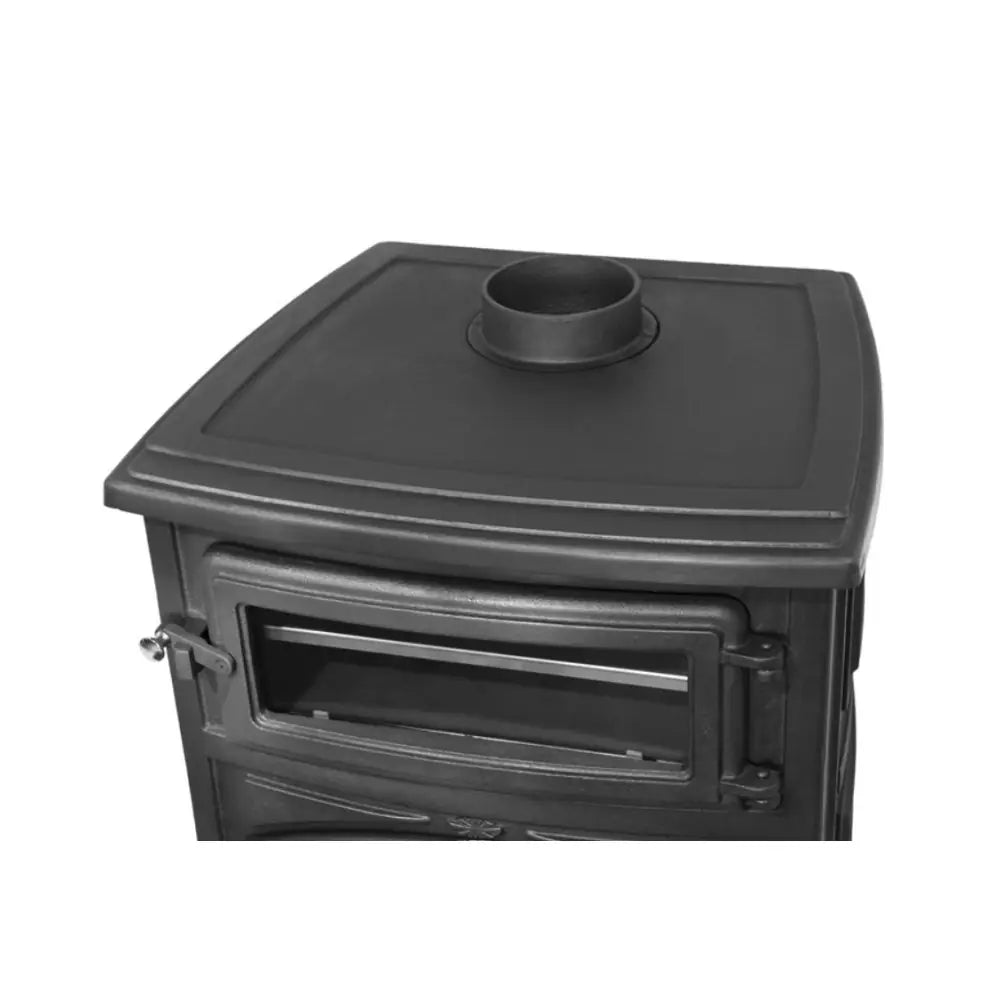 ESTUFA DE LEÑA DE FUNDICIÓN CON HORNO ANTARES NEW 18 KW EIDER BIOMASA