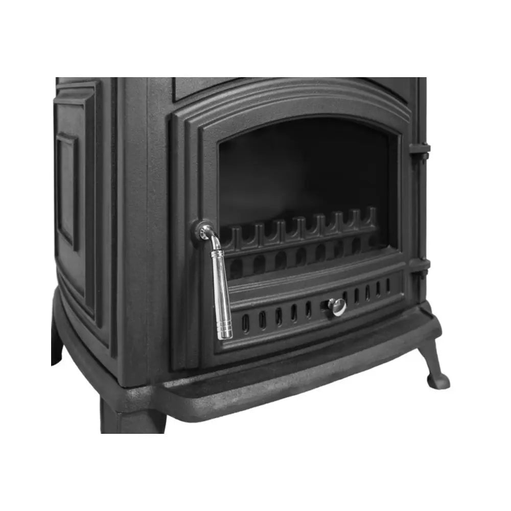 ESTUFA DE LEÑA DE FUNDICIÓN CON HORNO ANTARES NEW 18 KW EIDER BIOMASA