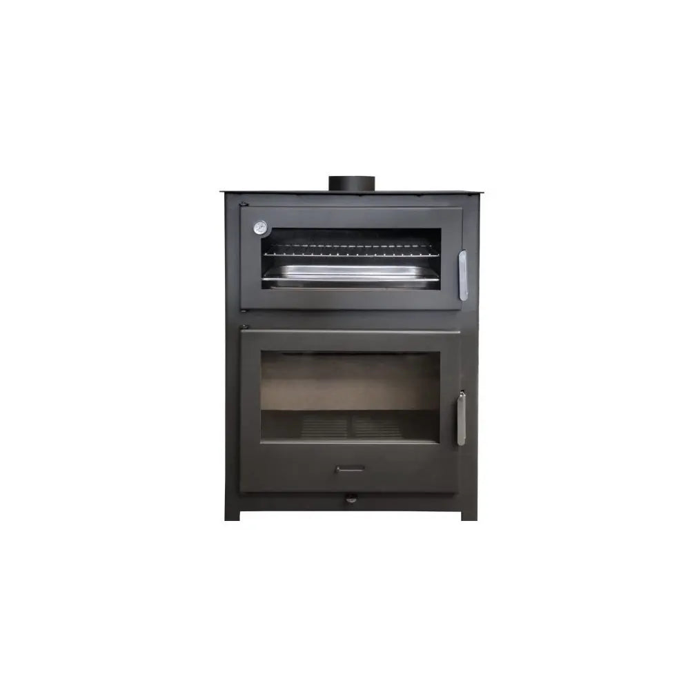 ESTUFA LEÑA CON HORNO MODELO NADIA SIN TURBINAS A+ ECODESIGN 11.7KW FOGOSUR