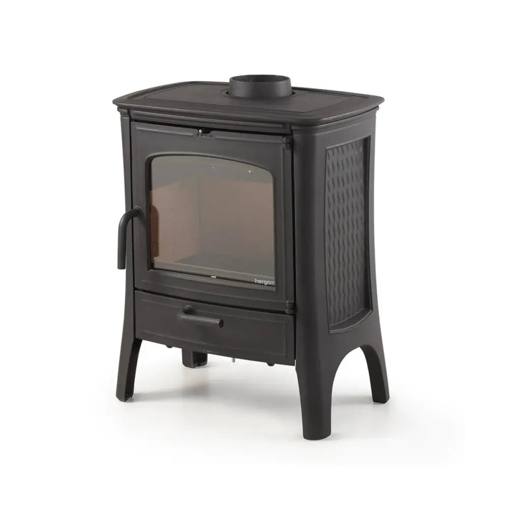 ESTUFA DE LEÑA E-20 SE HIERRO FUNDIDO ECODESING PINTADA HERGOM