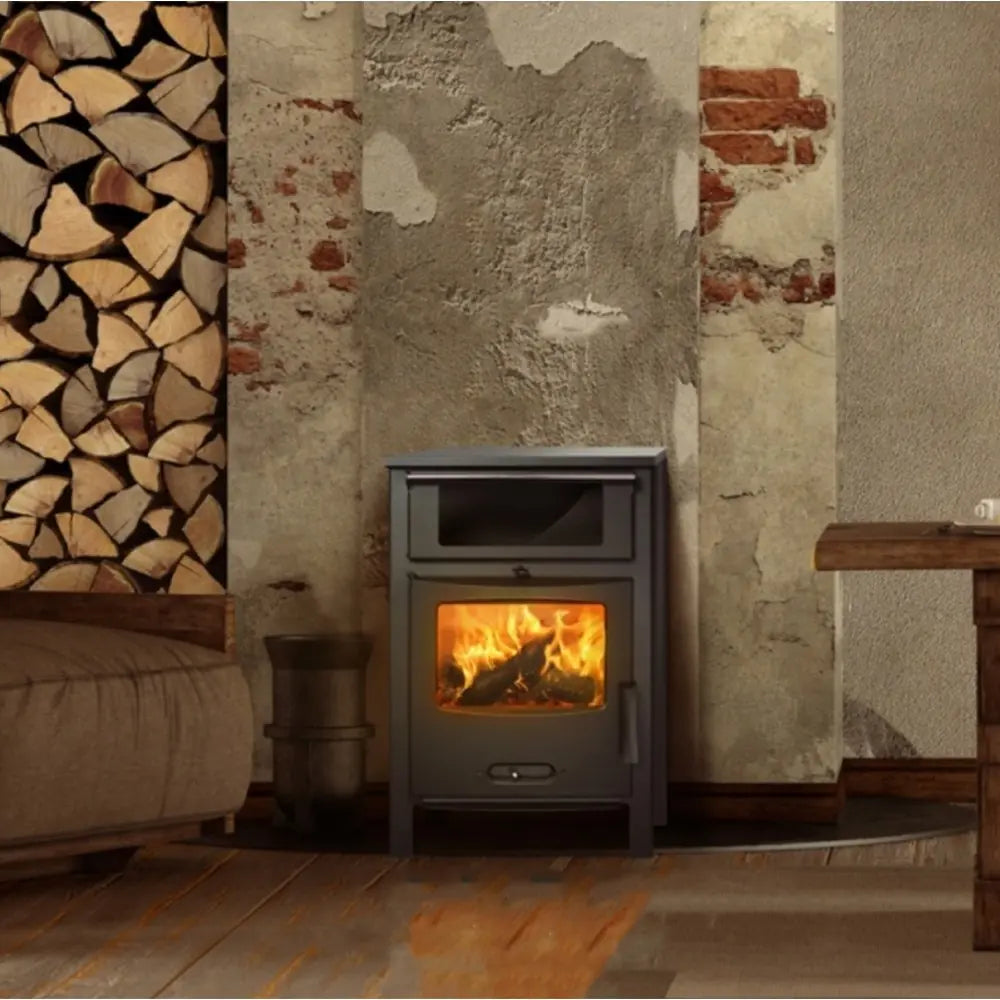 ESTUFA LEÑA SAGRA CH CON HORNO LACUNZA