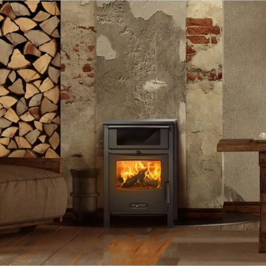 ESTUFA LEÑA SAGRA CH CON HORNO LACUNZA