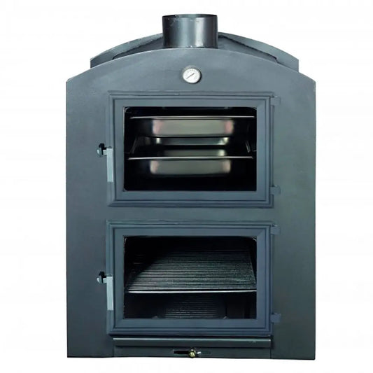 Horno de leña empotrable Bailén Joyma con doble bandeja y parrilla